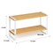 2 Tier Standing Rack for Spices Bottles Dishes Countertop Organizer Home Decor
